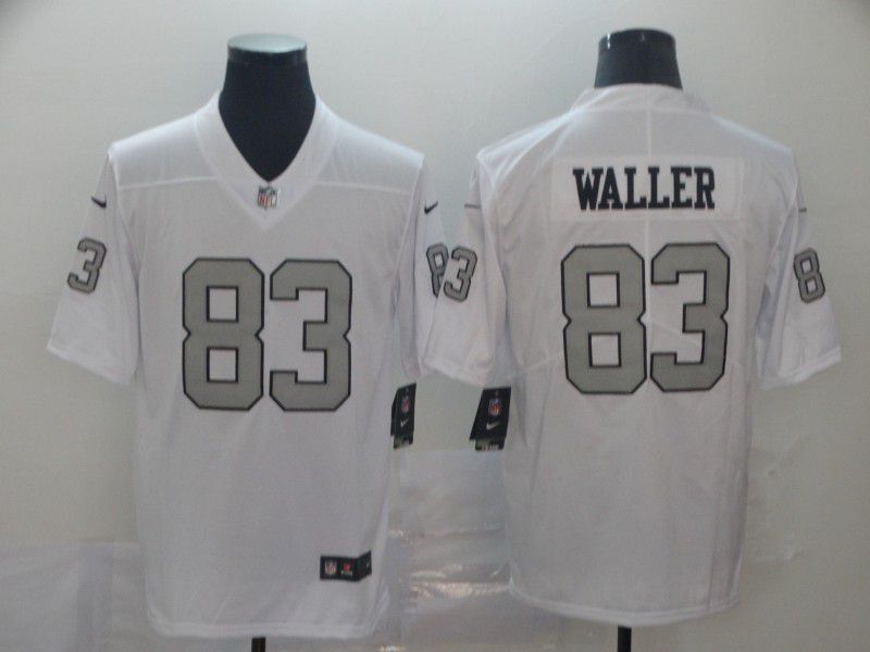 Men Oakland Raiders #83 Waller White Nike Vapor Untouchable Limited Player NFL Jerseys->oakland raiders->NFL Jersey